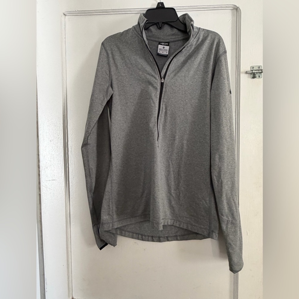 Nike Gray Quarter-Zip Pullover